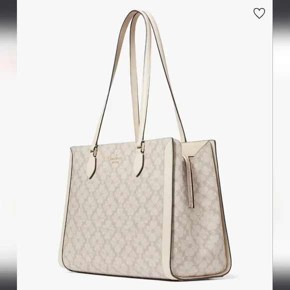 Kate Spade Cream Floral Tote - Picture 3 of 14